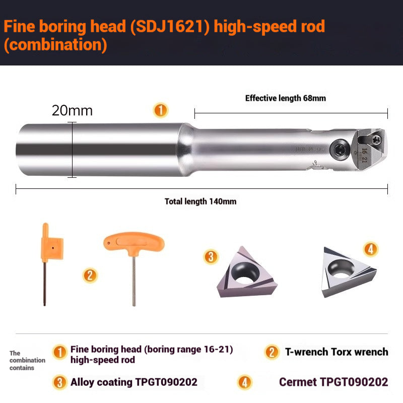 1070-SDJ Fine Boring Tools Fine Boring Heads Adjustable BT40 Fine Boring Tools Set Machining Center Small Bore Fine Boring Tools Shandong Denso Pricision Tools Co.,Ltd.